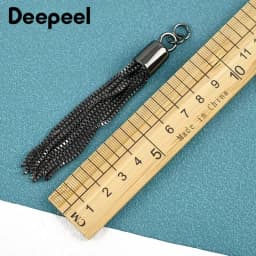 2/4/10Pcs 95mm Metal Tassel Decoration Buckles Bags Pendant Keychain for Purses Handbags DIY Handmade Craft Tassels Accessories