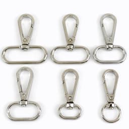 10Pcs 16-50mm Metal Bags Strap Buckles Lobster Clasp Swivel Trigger Clips Carabiner Snap Hook DIY Handbag KeyChain Accessories