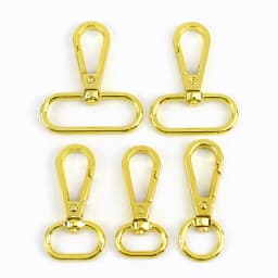 10Pcs 16-50mm Metal Bags Strap Buckles Lobster Clasp Swivel Trigger Clips Carabiner Snap Hook DIY Handbag KeyChain Accessories
