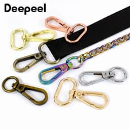 10Pcs 16-50mm Metal Bags Strap Buckles Lobster Clasp Swivel Trigger Clips Carabiner Snap Hook DIY Handbag KeyChain Accessories