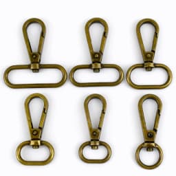10Pcs 16-50mm Metal Bags Strap Buckles Lobster Clasp Swivel Trigger Clips Carabiner Snap Hook DIY Handbag KeyChain Accessories