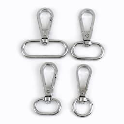 10Pcs 16-50mm Metal Bags Strap Buckles Lobster Clasp Swivel Trigger Clips Carabiner Snap Hook DIY Handbag KeyChain Accessories