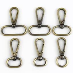 10Pcs 16-50mm Metal Bags Strap Buckles Lobster Clasp Swivel Trigger Clips Carabiner Snap Hook DIY Handbag KeyChain Accessories