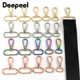 10Pcs 16-50mm Metal Bags Strap Buckles Lobster Clasp Swivel Trigger Clips Carabiner Snap Hook DIY Handbag KeyChain Accessories