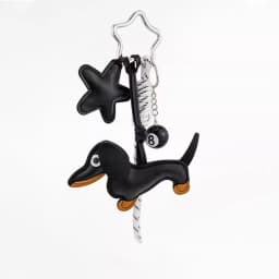 New Sausage Dog Bag Charm Keychain DIY Pendant, Sausage Dog Handbag Wallet Hanging Decorative , Keychain Accessories