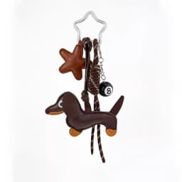 New Sausage Dog Bag Charm Keychain DIY Pendant, Sausage Dog Handbag Wallet Hanging Decorative , Keychain Accessories