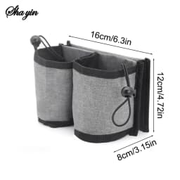 Travel Luggage Cup Holder Durable Free Hand Suitcase Drink Bag Travel Milk Tea Coffee Mugs Holder Fits All Suitcase Handles