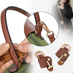 Replacement Genuine Leather Strap Punch-free Shoulder Strap Transformation Buckle Conversion Hang Buckle for Longchamp