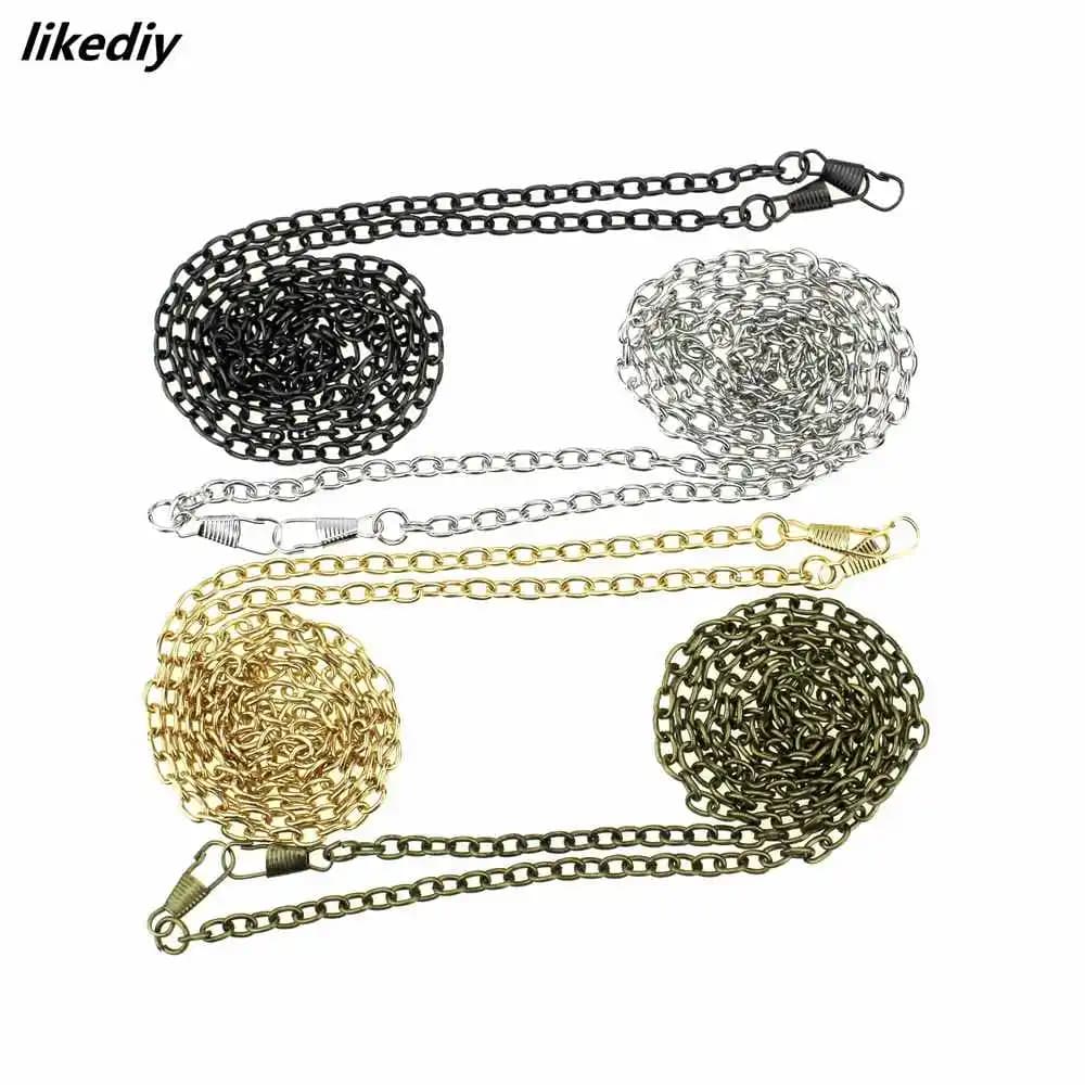 1 Piece About Length 120 CM Width 0.5cm O Type Replacement Metal Purse Chain For Shoulder Cross Body Handbags Bag Accessories