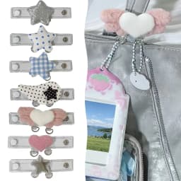 INS Backpack Display Buckle Doll Decor Accessories Pain Bag Buckle Star Heart Wing Extender Buckle Bag Strap Extension Buckle