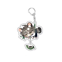 Monokuma Danganronpa Naegi Makoto Anime Keychain Cartoon Model Acrylic Keyring Bag Accessory Cute Gift