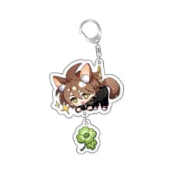 Monokuma Danganronpa Naegi Makoto Anime Keychain Cartoon Model Acrylic Keyring Bag Accessory Cute Gift