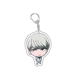 Monokuma Danganronpa Naegi Makoto Anime Keychain Cartoon Model Acrylic Keyring Bag Accessory Cute Gift