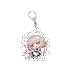Monokuma Danganronpa Naegi Makoto Anime Keychain Cartoon Model Acrylic Keyring Bag Accessory Cute Gift