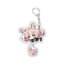 Monokuma Danganronpa Naegi Makoto Anime Keychain Cartoon Model Acrylic Keyring Bag Accessory Cute Gift