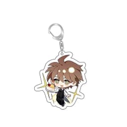 Monokuma Danganronpa Naegi Makoto Anime Keychain Cartoon Model Acrylic Keyring Bag Accessory Cute Gift