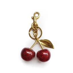 Crystal Cherry Pendants for Women Handbag Coach Bags Shoulder Bags Keychain Fashion Accessory