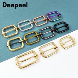 5Pcs 13-50mm Metal Tri-glide Slider Buckle Roller Pin Clasp for Handbag Strap  Belt Adjust Buckles DIY Hardware Bag Accessories