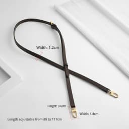Checkerboard Shoulder Strap For Women Bag Durable Fashion Top Layer Cowhide Leather Crossbody Bag Strap Bag Accessories