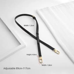Checkerboard Shoulder Strap For Women Bag Durable Fashion Top Layer Cowhide Leather Crossbody Bag Strap Bag Accessories