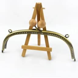 1/2/5Pcs Metal Wood Bead Purse Frame 12.5/16.5/20.5cm Wallet Kiss Clasp Bag Handle DIY Handmade Leather Craft Sewing Accessories