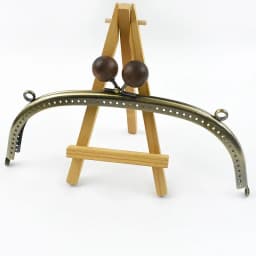 1/2/5Pcs Metal Wood Bead Purse Frame 12.5/16.5/20.5cm Wallet Kiss Clasp Bag Handle DIY Handmade Leather Craft Sewing Accessories
