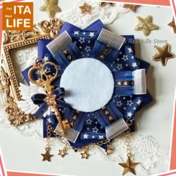 Italife Luxury Anime Badge Holder Decoration Starry Sky Series for 55-58 Badge Pin Anime Women Ita Bag Accessories Display H305