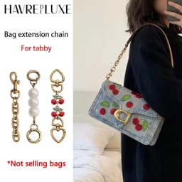 Bag Extension Chain For Tabby 26 Cowboy Cherry Underarm Strap Bag Pearl Extended Chain Fashion Durable Bag Accessories