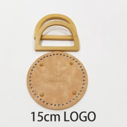1Set Deepeel New Wooden Handles with Leather Bag Bottom Handmade Material Woven-bag Handbags Knit Bags DIY Sewing Accessories