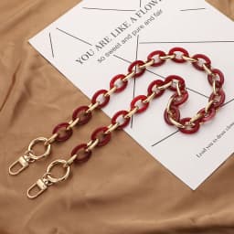 40/60CM Women Acrylic Bag Chains Detachable Resin Chain Shoulder Bag Strap Handheld Bag Chain Fishbone Chain Multiple Colors