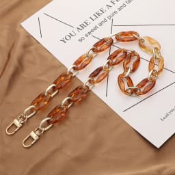 40/60CM Women Acrylic Bag Chains Detachable Resin Chain Shoulder Bag Strap Handheld Bag Chain Fishbone Chain Multiple Colors