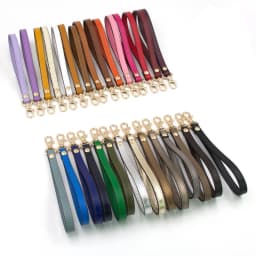 Genuine Leather Clutch Bag Wristlet Strap Buckle Hand Strap, Leather Camera Strap Bag Leather Handle