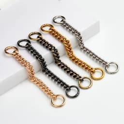 Bag Strap Extender DIY Handbag Purse Chain with Metal Buckles for Purses Handbags Wallet Clutch Shoulder Crossbody Bags
