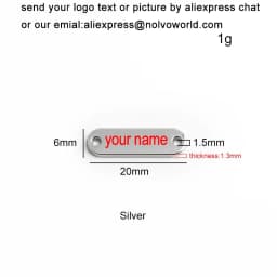 50-200PCS 20x6mm,30x19mm Oval Metal Double Holes Sewing Plate For DIY Pendant Bags Clothes Custom Brand Logo Tags Blank Label