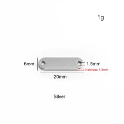 50-200PCS 20x6mm,30x19mm Oval Metal Double Holes Sewing Plate For DIY Pendant Bags Clothes Custom Brand Logo Tags Blank Label