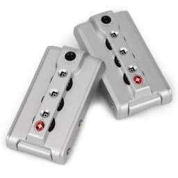 2Pcs Luggage Customs Locks TSA007 Authentication Security Lock Suitcase Replacement Password Lock for 3 Digit Self-Setting Lock