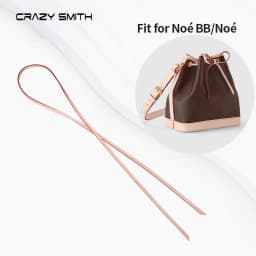 CRAZYSMITH Bag Straps Drawstring for LV Noe BB nano Mini Petit Bucket Bags Vachetta Leather Accessories Replacement Tension Cord