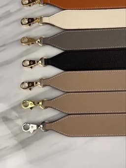 XMESSUN New Cowhide Strap for Women's Bag Fashion Brand Design Luxury Epsom Genuine Leather Wide Shoulder Straps Gold A432