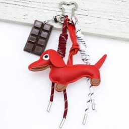 New Cartoon Personalized Keychain Bag Pendant Series Sausage Dog Shaped Bag Hanging Decoration For Gift