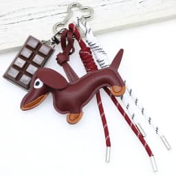 New Cartoon Personalized Keychain Bag Pendant Series Sausage Dog Shaped Bag Hanging Decoration For Gift