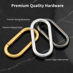 5-30pcs Oval Spring O Ring Openable 22-40mm Leather Bag Handbag Strap Buckle Connect Keyring Pendant Dog Chain Snap Clasp