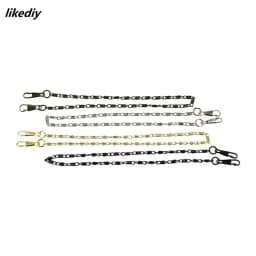 1 Piece About Length 40 CM Width 0.3cm Replacement Metal Twisted Short Paragraph Purse Chain For DIY Wallet Accessory