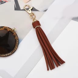 Boho Handmade Keychain for Women Bag Pendant Jewelry Multilayer Velvet Strap Tassel Shell Key Chain Car Hangging Accessories