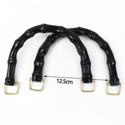 2/4/10Pcs 10/12cm Fashoin Faux Bamboo Handle Plastic Bag Handles Black for Women Handbags Purse DIY Replace Bags Accessories