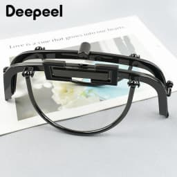 1Pc Deepeel 20.5cm Metal Bag Handles Women's Purse Frame Kiss Clasp Handbag Lock Buckle Coin Wallet DIY Handmade Accessories