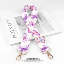 Nylon/Cotton Bag Strap Women Colored Straps for Crossbody Messenger Shoulder Bag Accessories Adjustable Belts Handbag Straps