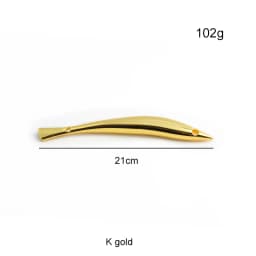 2/4/10PCS K Gold 21/27CM Metal Fish HandlesFor Women Making Handbag Handles Purse Frame Shoulder DIY Handmade Bags Accessories