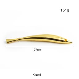 2/4/10PCS K Gold 21/27CM Metal Fish HandlesFor Women Making Handbag Handles Purse Frame Shoulder DIY Handmade Bags Accessories
