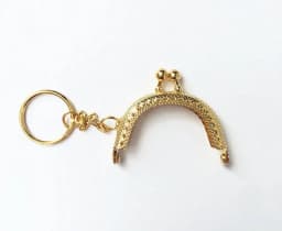KISSDIY 20PCS 5CM Antique Bronze Silver Golden Metal Coin Purse Frames With Keyring Bag Handle Kiss Clasp DIY Bag Accessories