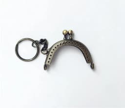 KISSDIY 20PCS 5CM Antique Bronze Silver Golden Metal Coin Purse Frames With Keyring Bag Handle Kiss Clasp DIY Bag Accessories